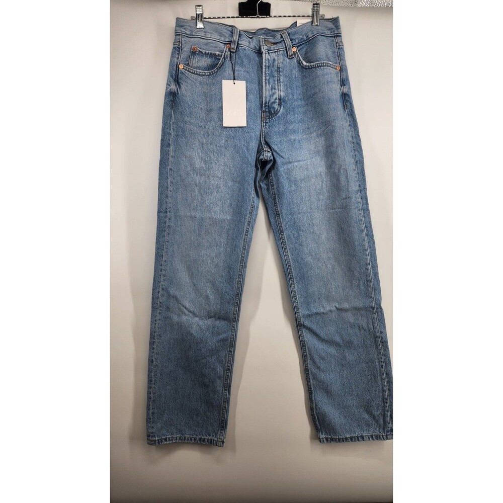 Zara Mens Size 30 Blue Denim Classic Fit‎ Jeans NWT